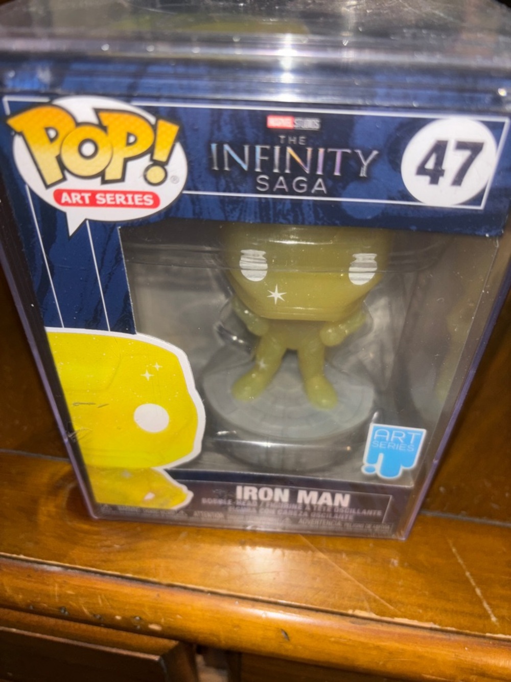 Funko Art Series Iron Man Yellow/Gold Vinyl Figure #47